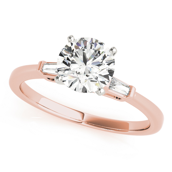 3 Stone Style Baguette Diamond Engagement Ring