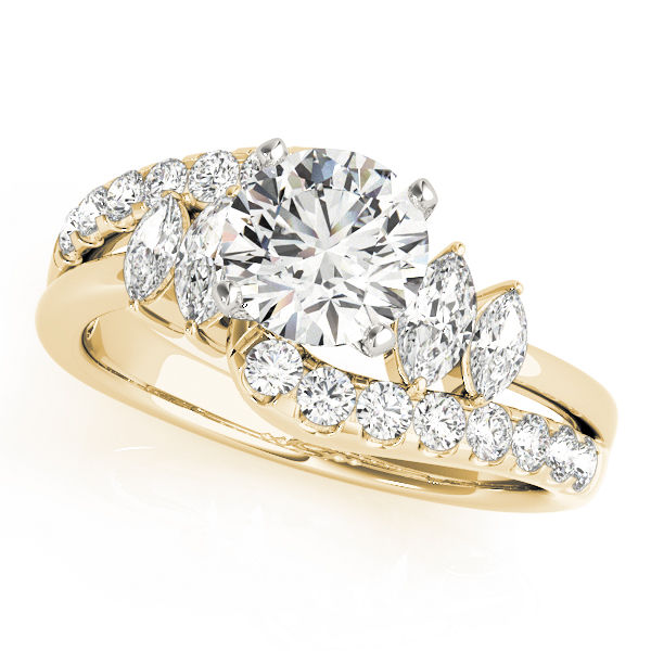 Traditional Style Marquise Diamond Engagement Ring