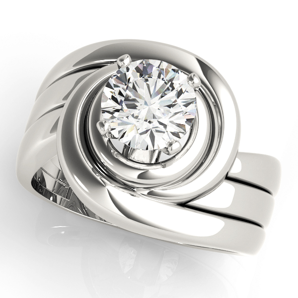 Solitaire Style Diamond Engagement Ring