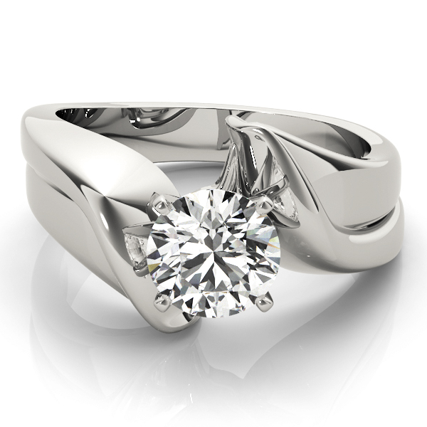 Solitaire Style  Diamond Engagement Ring