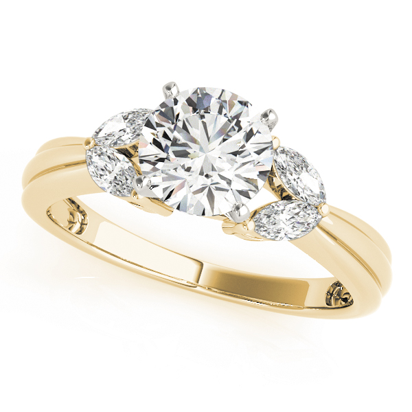 Traditional  Style Marquise Diamond Engagement Ring