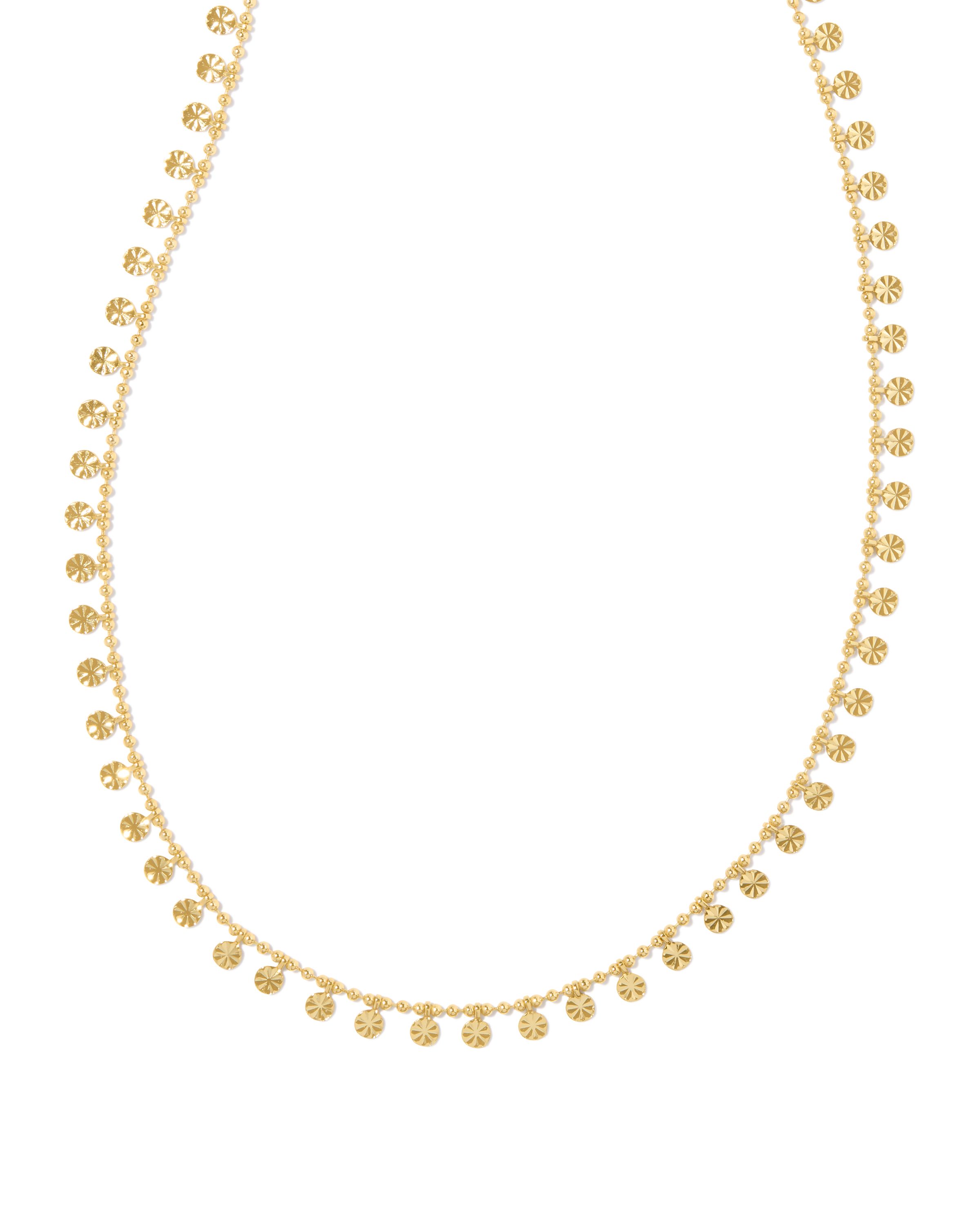 KENDRA SCOTT IVY GOLD TONE CHAIN NECKLACE
